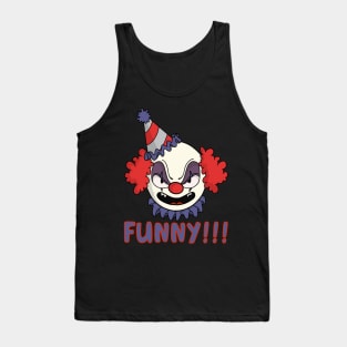 Scary Clown Tank Top